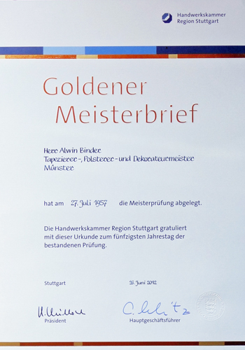 Goldener Meisterbrief 500