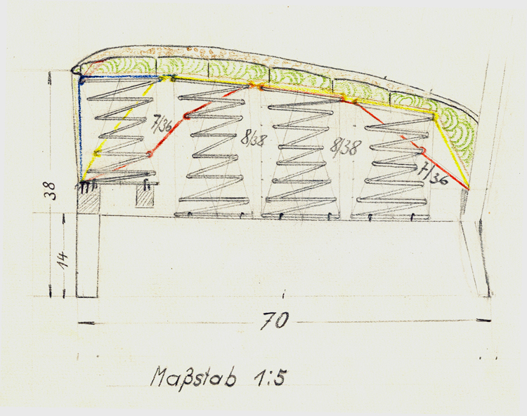 Sesselsitz-Zeichnung 750