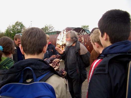 Rainer G. Schumacher im Gesprch mit Schlern und Schlerinnen I